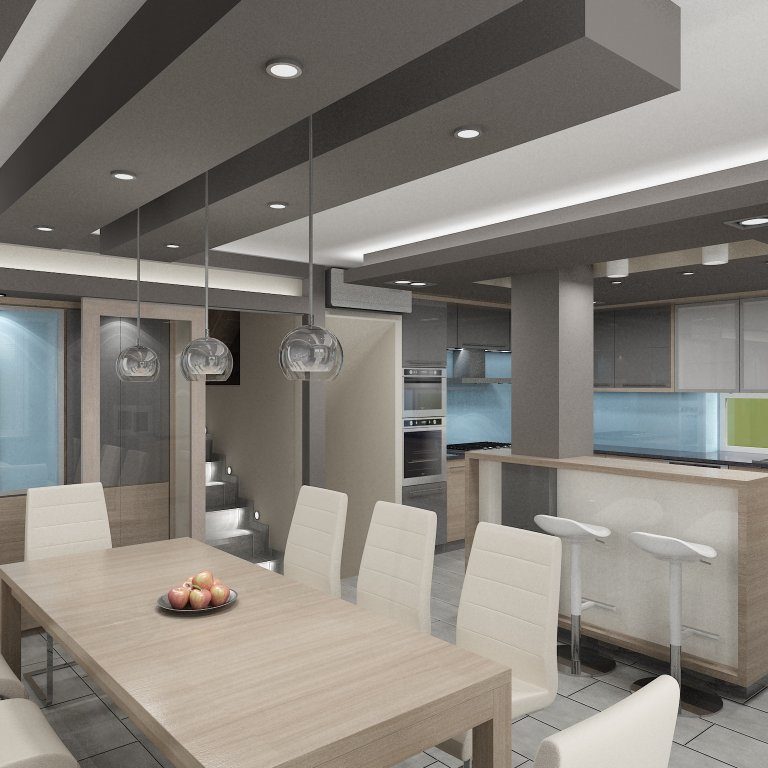 Étkező-szigetkonyha - tervezés és kivitelezés Budapest 16. kerületben