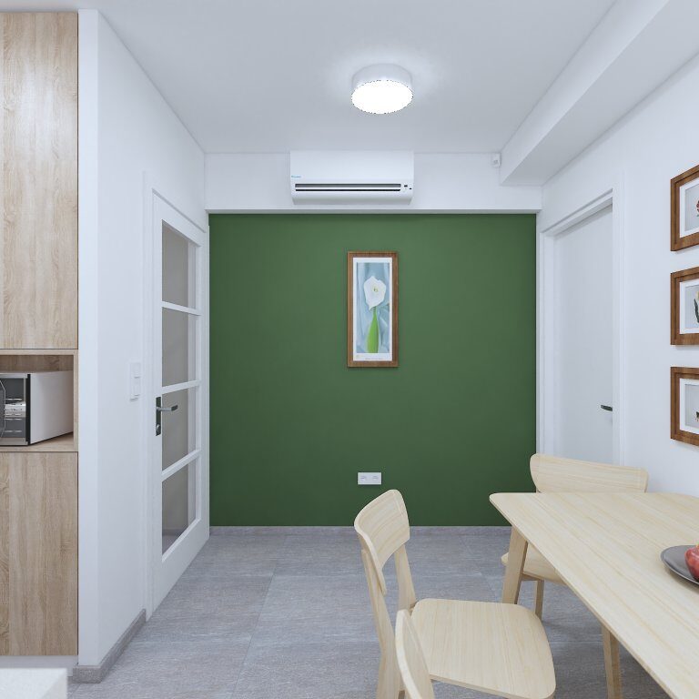 Étkező - Lakásfelújítás társasházban-Budapest II. kerületében